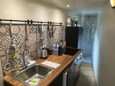 Cuisine ou kitchenette dans l'établissement Gite - Maison Camembert Carennac