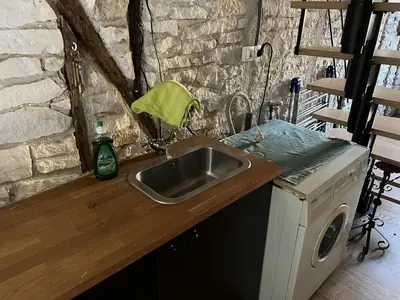 Cuisine ou kitchenette dans l'établissement Gite - Maison Camembert Carennac