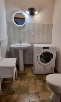 Salle de bains dans l'établissement gite en pleine nature