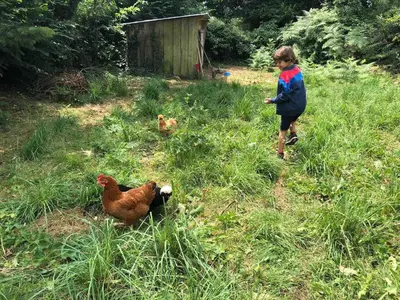 Enfants séjournant dans l'établissement Le Mont Gapier - Vacances reposantes dans une authentique ferme - I
