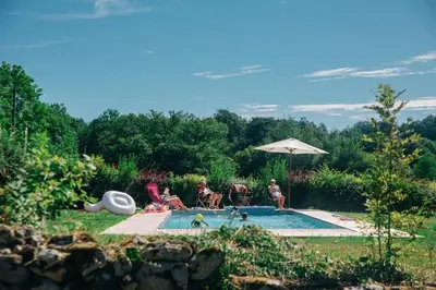 Piscine de l'établissement Le Mont Gapier - Vacances reposantes dans une authentique ferme - I ou située à proximité