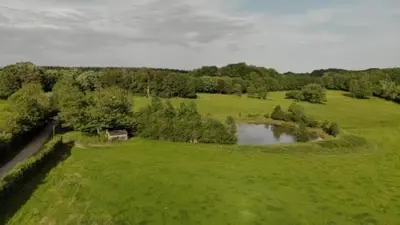 Paysage naturel près de la maison de vacances