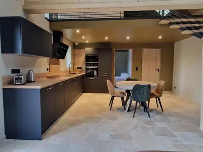 Cuisine ou kitchenette dans l'établissement La Maison du Peuch