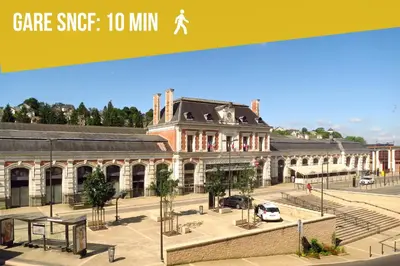 Plan de l'établissement Le Herriot 3 Hyper Centre 5min de la Gare à pied