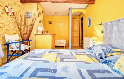 Un ou plusieurs lits dans un hébergement de l'établissement Nice Home In Proissans