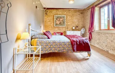 Un ou plusieurs lits dans un hébergement de l'établissement Nice Home In Proissans