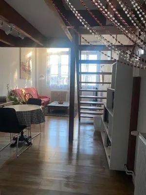 Coin salon dans l'établissement Appartement Hyper Centre