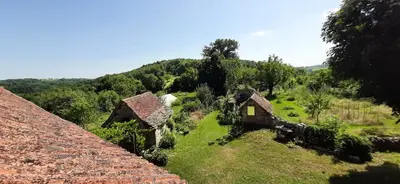 Paysage naturel près de la maison d'hôtes