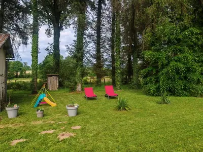 Jardin de l'établissement Le gîte le ladignacois