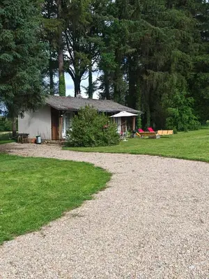 Jardin de l'établissement Le gîte le ladignacois