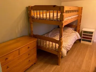 Un ou plusieurs lits dans un hébergement de l'établissement Familial House Dellac-Mathieu in mountain village Cantal