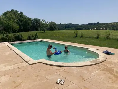 Piscine de l'établissement DOMAINE DE LA GANERAIE, exceptional setting ou située à proximité