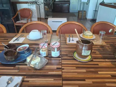 Nourriture dans la maison d'hôtes ou à proximité