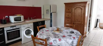 Cuisine ou kitchenette dans l'établissement La Grange de Rocamadour
