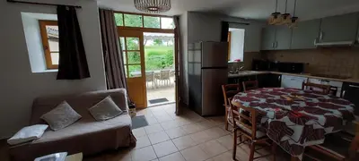Cuisine ou kitchenette dans l'établissement La Grange de Rocamadour