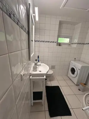 Salle de bains dans l'établissement Petite maison au pied du château