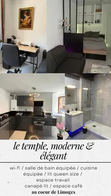 Plan de l'établissement Le temple, moderne et élégant Cœur de Limoges