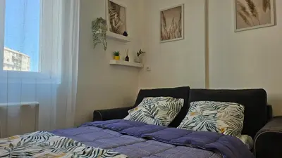 Un ou plusieurs lits dans un hébergement de l'établissement Les studios du Cercle