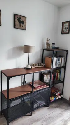 Bibliothèque dans l'appartement