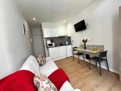Cuisine ou kitchenette dans l'établissement Soif de Limoges, cosy en hypercentre