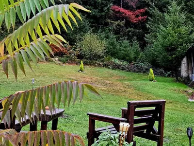 Jardin de l'établissement Aux Grandes Rivieres