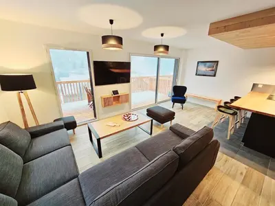 Télévision ou salle de divertissement dans l'établissement MAGNIFIQUE APPARTEMENT DUPLEX - 13 personnes