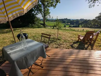 Paysage naturel près de la maison de vacances