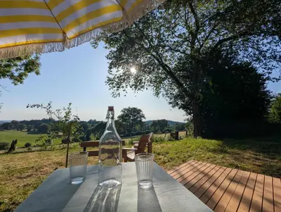 Paysage naturel près de la maison de vacances