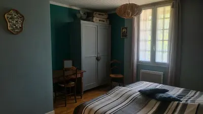 Un ou plusieurs lits dans un hébergement de l'établissement Le Mas Bellanger