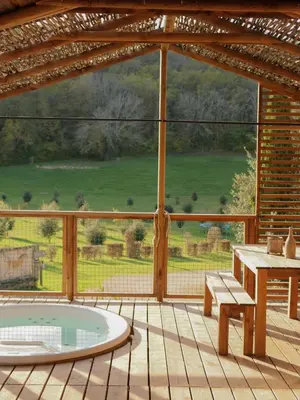Plan de l'établissement Hébergement insolite en Dordogne