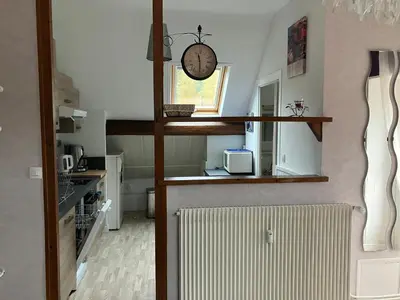 Cuisine ou kitchenette dans l'établissement Villa Alexandre René
