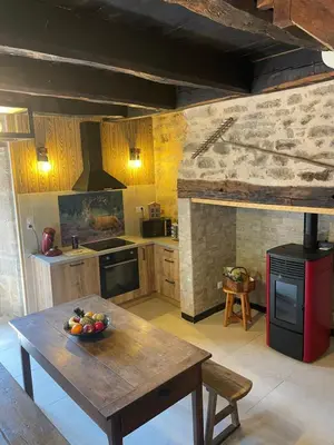 Cuisine ou kitchenette dans l'établissement Chaumière du 16-ème siècles