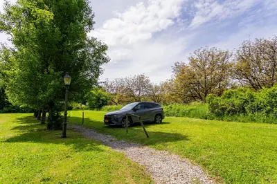 Jardin de l'établissement Family Villa - Laroche Martel