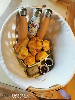 Nourriture dans la maison de vacances ou à proximité