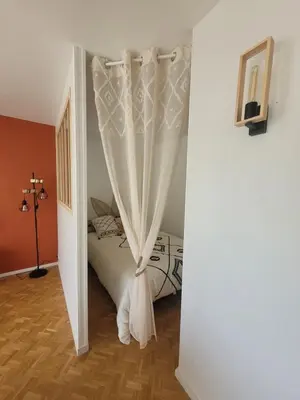 Un ou plusieurs lits dans un hébergement de l'établissement Casa Labrousse, quartier Hôpital, clim