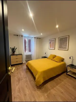 Un ou plusieurs lits dans un hébergement de l'établissement Logement au cœur de la Vallée de la Dordogne