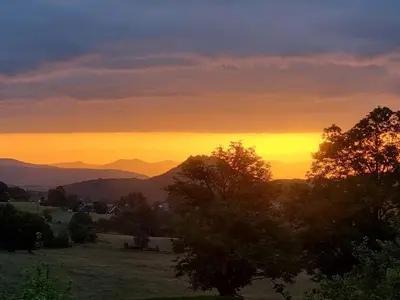 Paysage naturel près de la maison de vacances