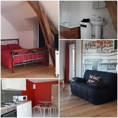 Cuisine ou kitchenette dans l'établissement La Maison en Cézallier - London Eyes