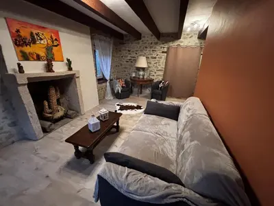 Coin salon dans l'établissement NESST - Gîte Horse & Dog Friendly Cottage