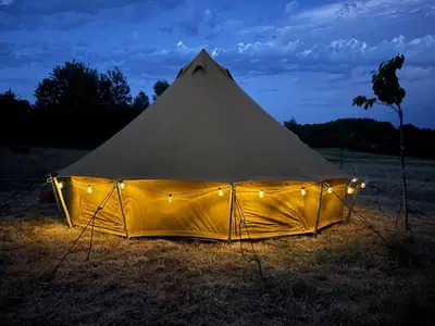Plan de l'établissement Discover Our New Glamping Tent Experience at the Mont Gapier