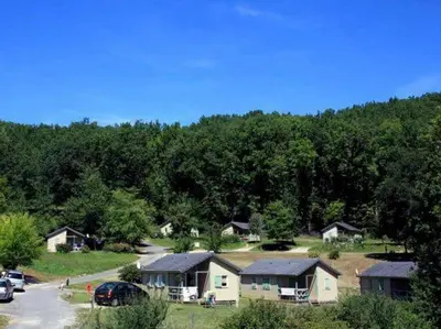 Paysage naturel près de le camping