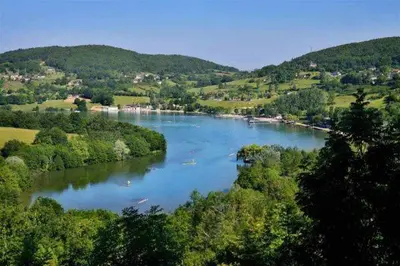Paysage naturel près de le camping