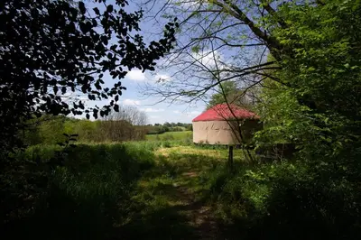 Paysage naturel près de la maison de vacances