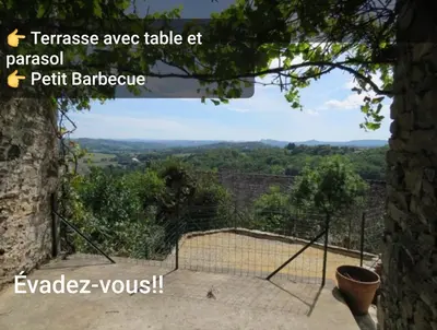 Paysage naturel près de la maison de vacances