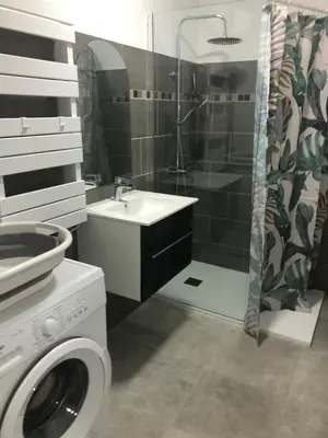 Salle de bains dans l'établissement appt 10 couchages tt confort appt 3