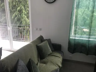 Coin salon dans l'établissement appt 8 pers tout confort 4