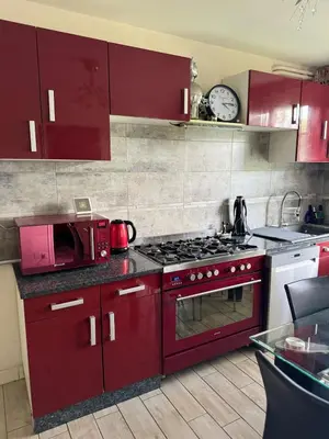 Cuisine ou kitchenette dans l'établissement Lovely house with a view of Vienna