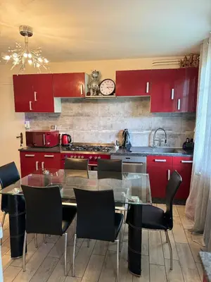 Cuisine ou kitchenette dans l'établissement Lovely house with a view of Vienna