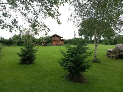 Jardin de l'établissement Le Domaine d'Evolène