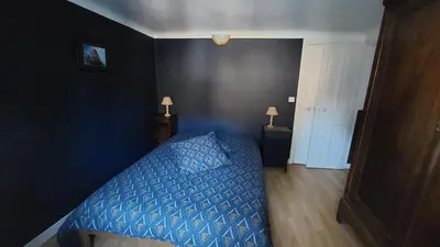Un ou plusieurs lits dans un hébergement de l'établissement Les Chambres du Monteil - 1 à 5personnes